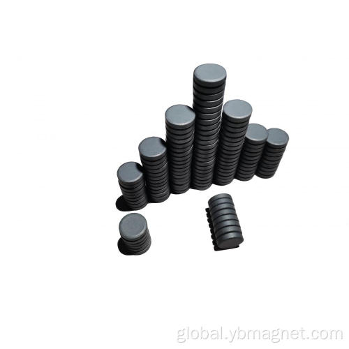 Strong Round Disc Magnet Ferrite Y30BH Magnets Black